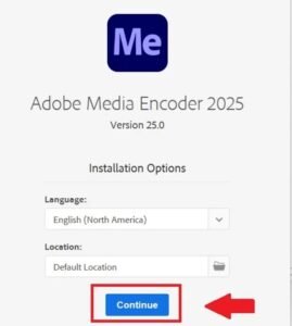 Hướng dẫn cài adobe encoder 2025