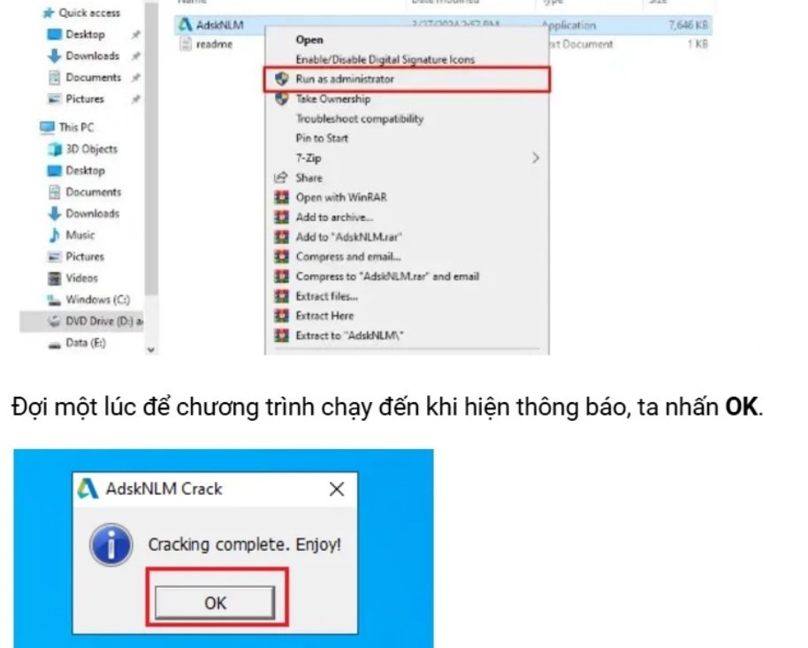 Hướng dẫn cài autocad 2025