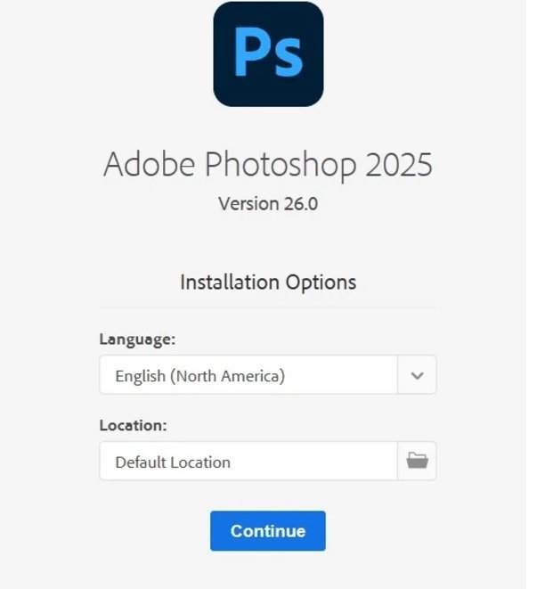 Hướng dẫn cài photoshop 2025