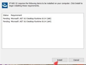 Tải phần mềm etabs v22