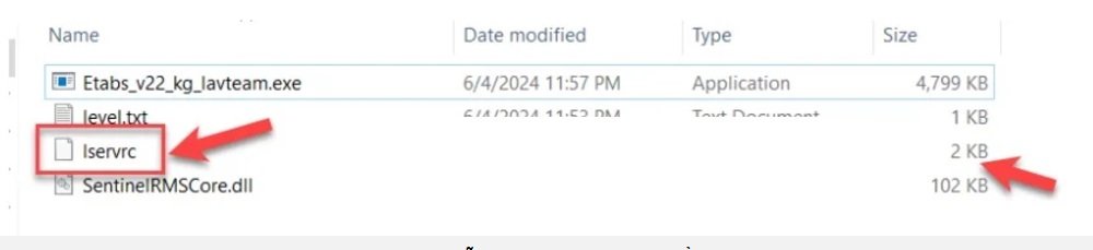hướng dẫn cài phần mềm etabs v22 bản quyền 4
