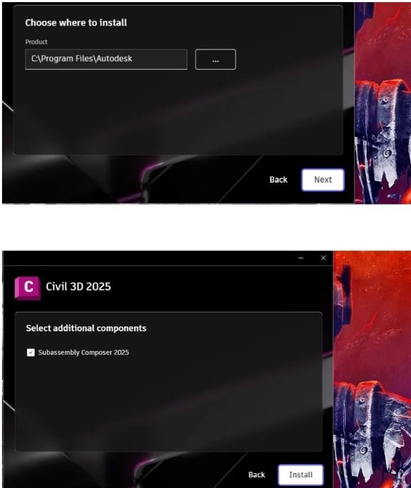 Hướng Dẫn Cài CIVIL 3D 2025 bản quyền