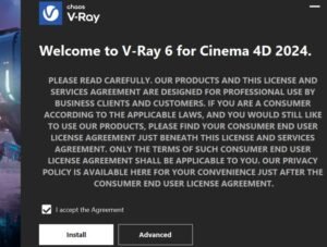 Hướng dẫn cài Vray For Cinema 4d