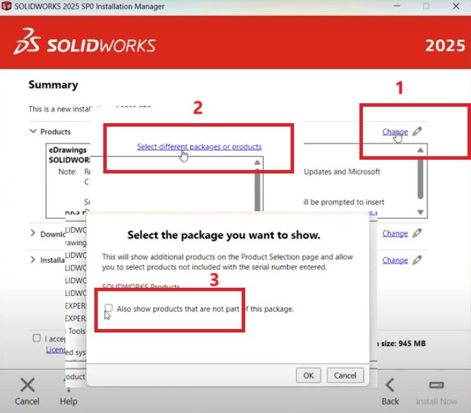 Hướng dẫn cài solidworks 2025 bản quyền 1