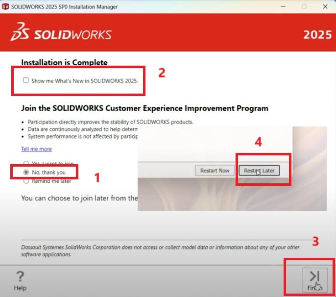 Hướng dẫn cài solidworks 2025 bản quyền 5