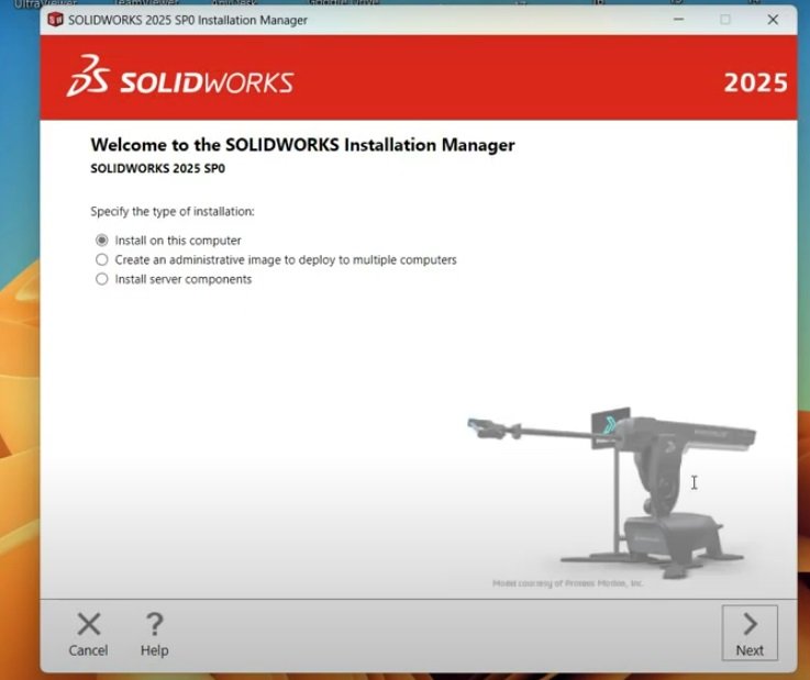 Hướng dẫn cài solidworks 2025